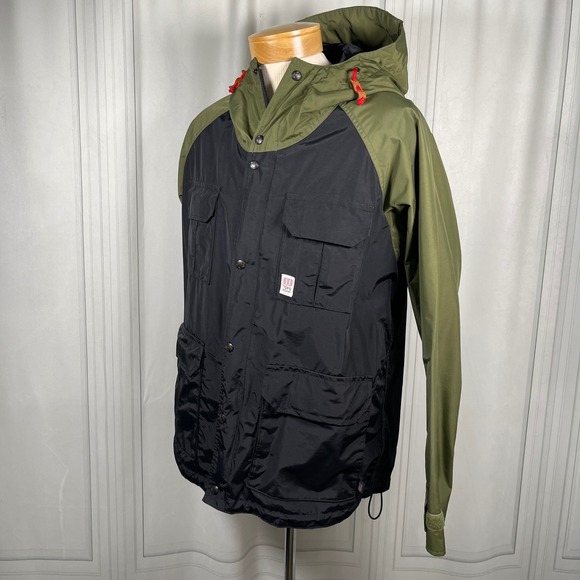 Topo Designs Mountain Jacket XL Made in USA Black Olive Nylon‎ - Picture 6 of 16